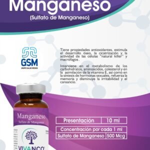 Manganeso (Sulfato de Manganeso)